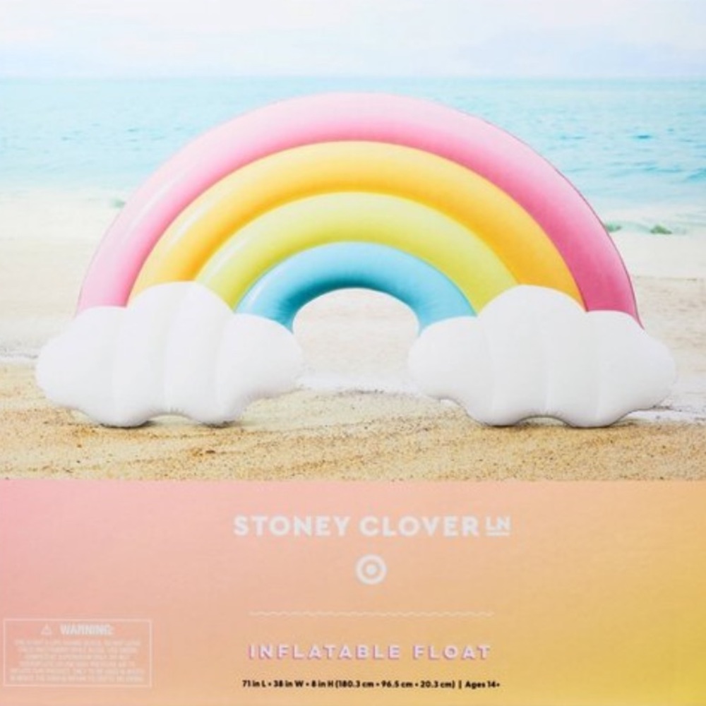 Stony Clover Lane x Target Rainbow Pool Float - new in box